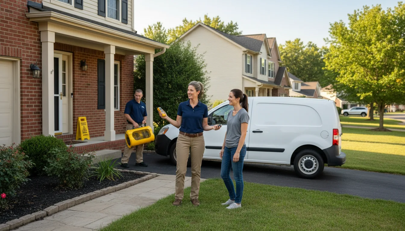 Residential water damage restoration in Villa Grove, CO